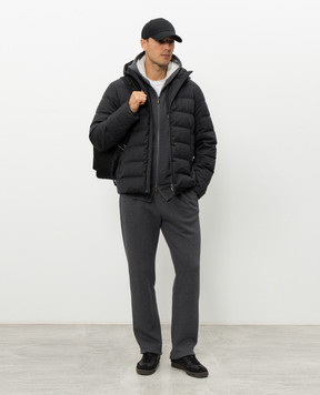 Peserico Grey insulated sports jacket R57009J0DK00088