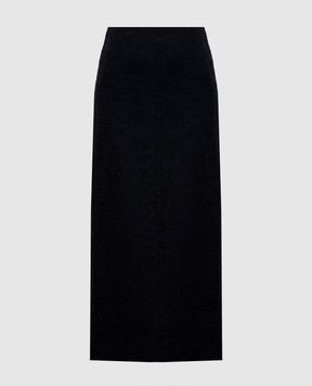 Brunello Cucinelli Gray wool midi skirt MD565G3923