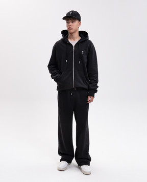 Ami Paris Black sweatpants HTR856730