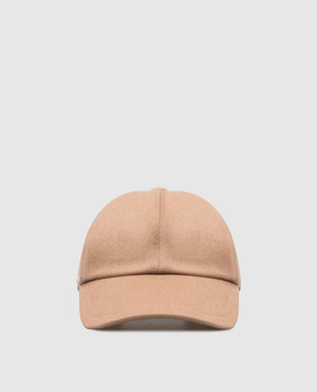 Enrico Mandelli Brown cashmere cap CAP4014816