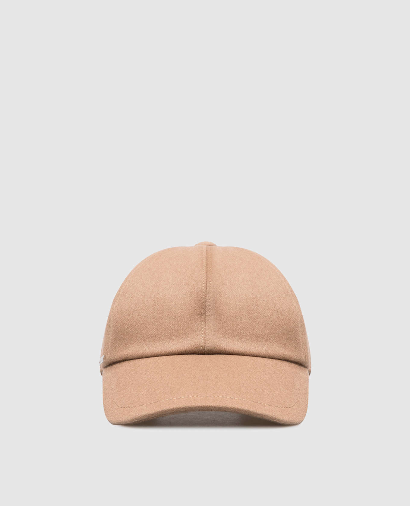 Brown cashmere cap