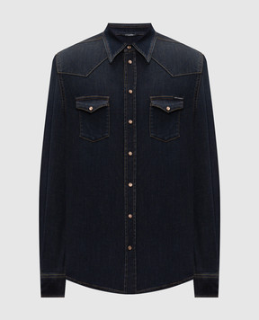 Dolce&Gabbana Blue denim shirt G5JC8DG8PM4