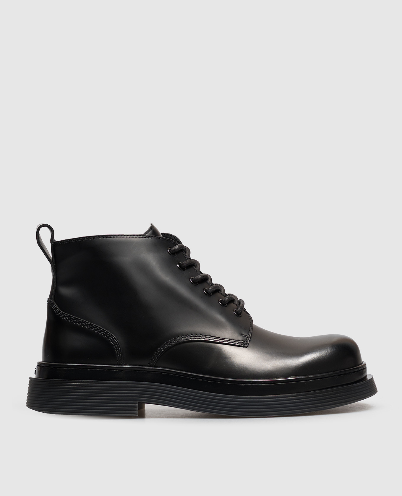 Black leather boots Ami Paris