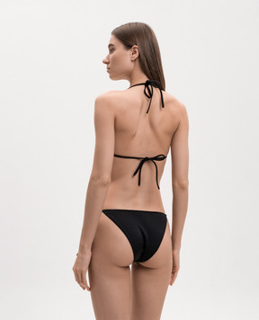 Balmain Black swimsuit with embroidery BKB972460