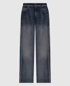 SSHEENA Blue jeans with holes 26FWJURASSICODF26001