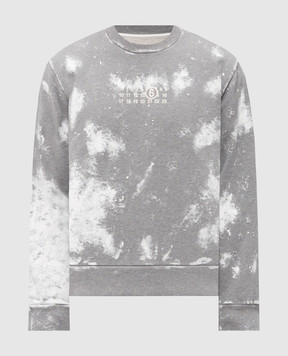 Maison Margiela MM6 Gray printed sweatshirt SH2GU0033S25337
