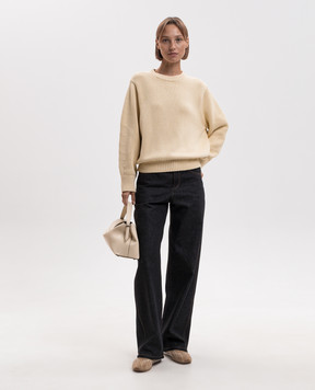 Toteme Yellow cotton sweater 263WRT0851YA0294