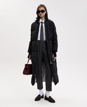 Thom Browne Black down jacket FOR131XF1095