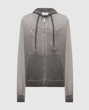 Off-White Grey sports jacket with logo 44MBE024F5F003