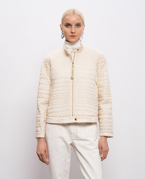Moncler Beige Aubrietaa down jacket L10931A00053597YF