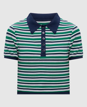 Simkhai Green striped polo shirt 2262914ST
