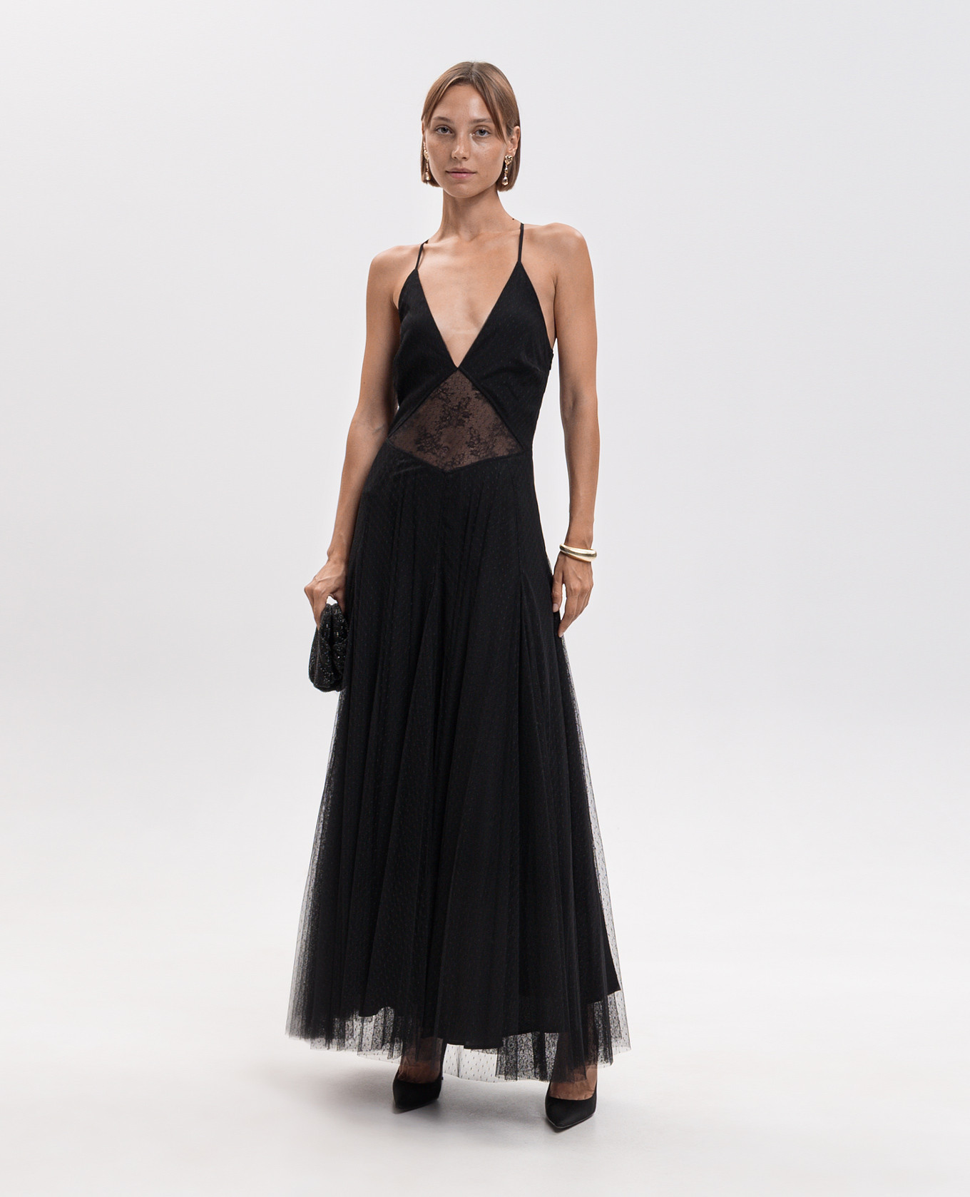 Black maxi dress Twinset 2