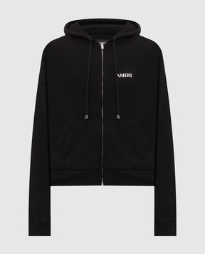 AMIRI Black sports jacket with logo print AM326JR022