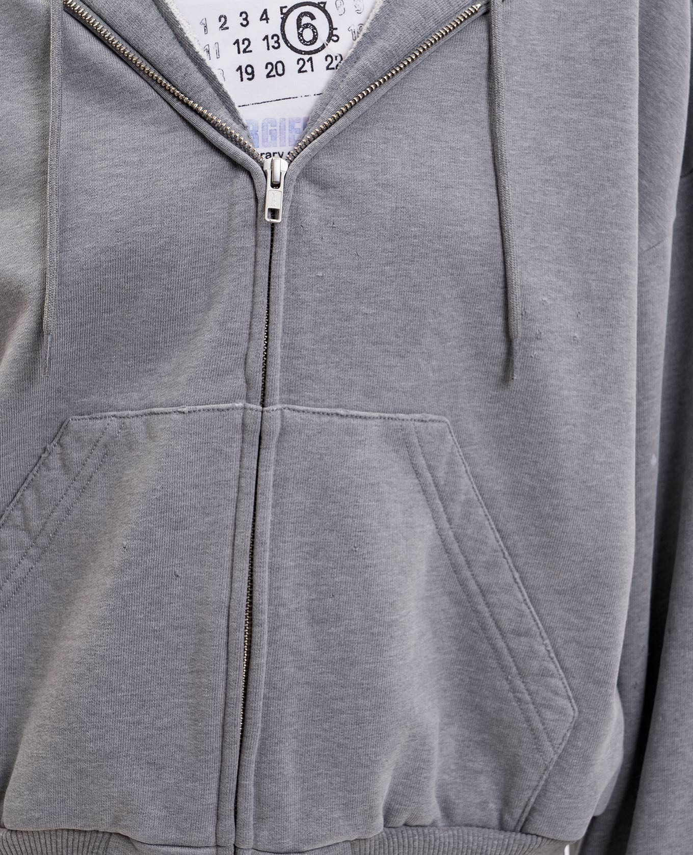 

Grey melange sports jacket with vintage effect Maison Margiela MM6