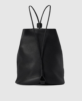 The Row Black leather Joe backpack W1632L129
