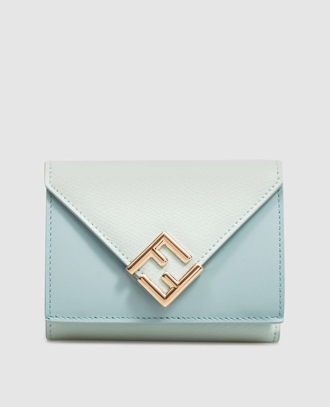Green FF Diamonds leather wallet