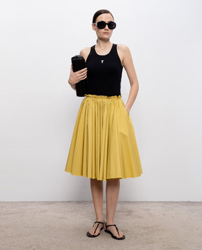 Ami Paris Yellow skirt FSK444CO0063