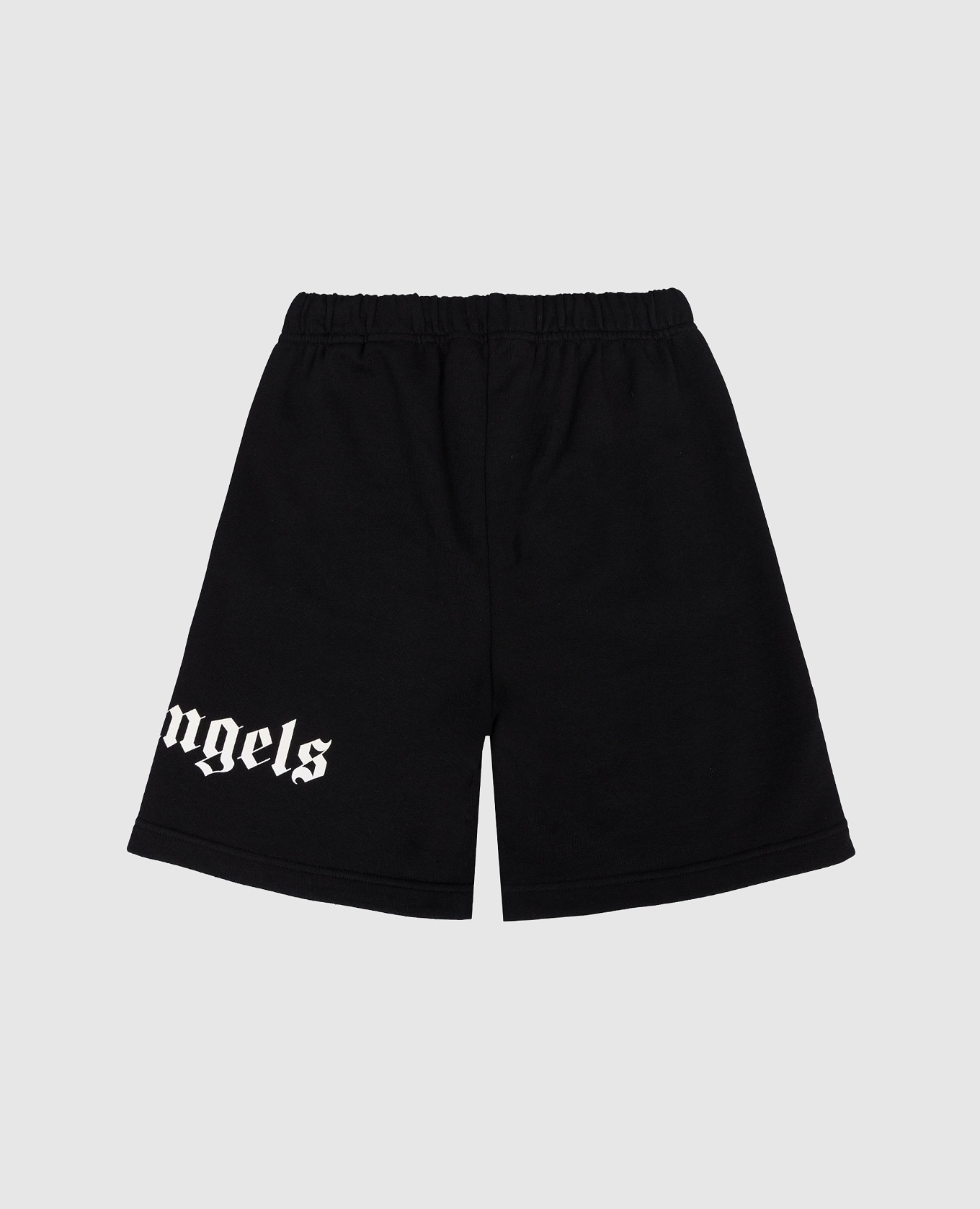 

Children's black shorts with logo print Palm Angels