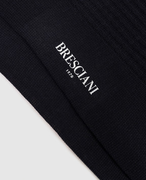 Bresciani Blue socks with a pattern MC014LI0618XX