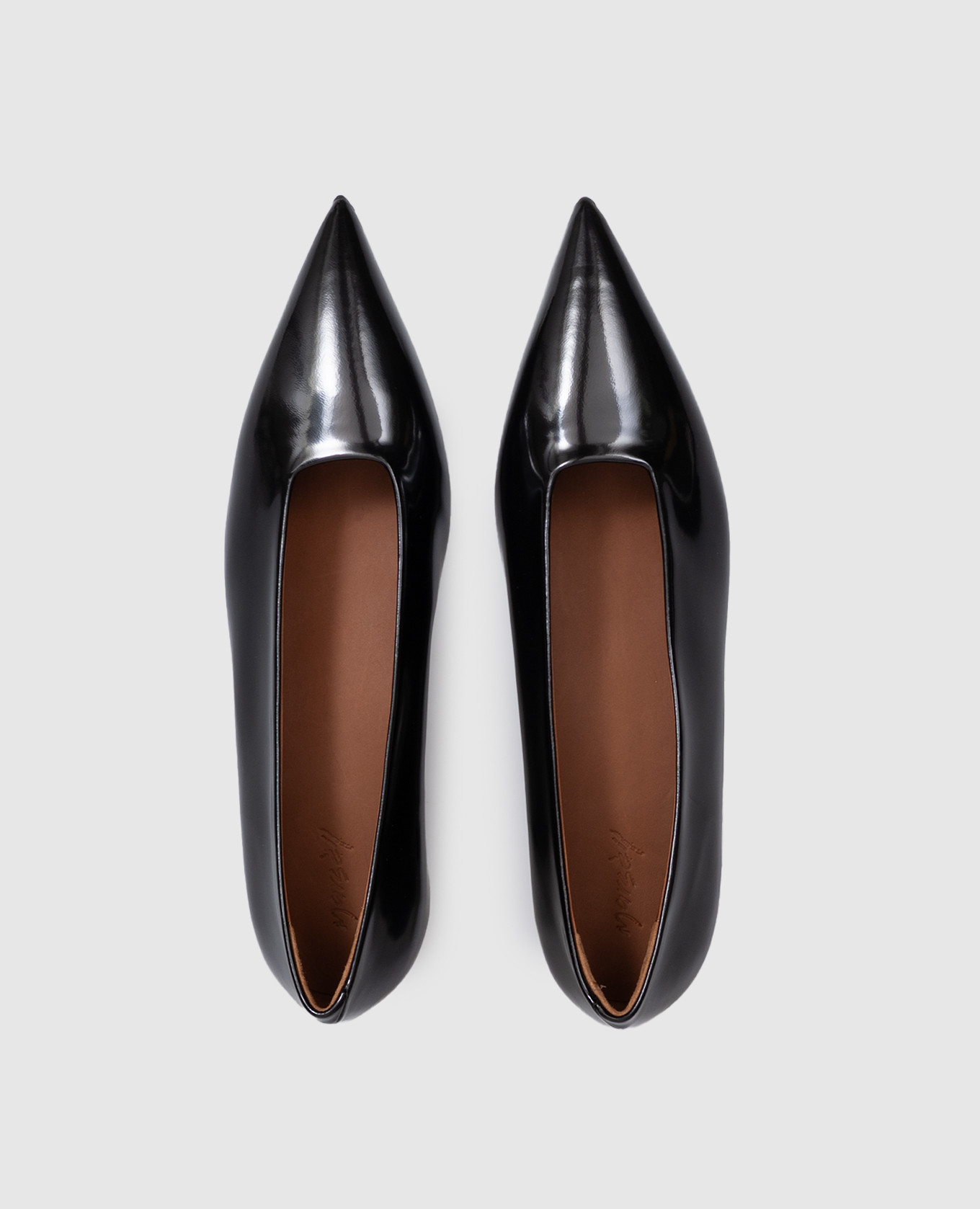 Black leather glossy shoes Spino Marsell 4