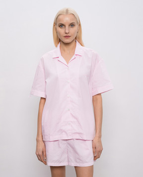 Dore & Rose Pink striped pajamas SHORTSLEEVESTRIPEDPJ