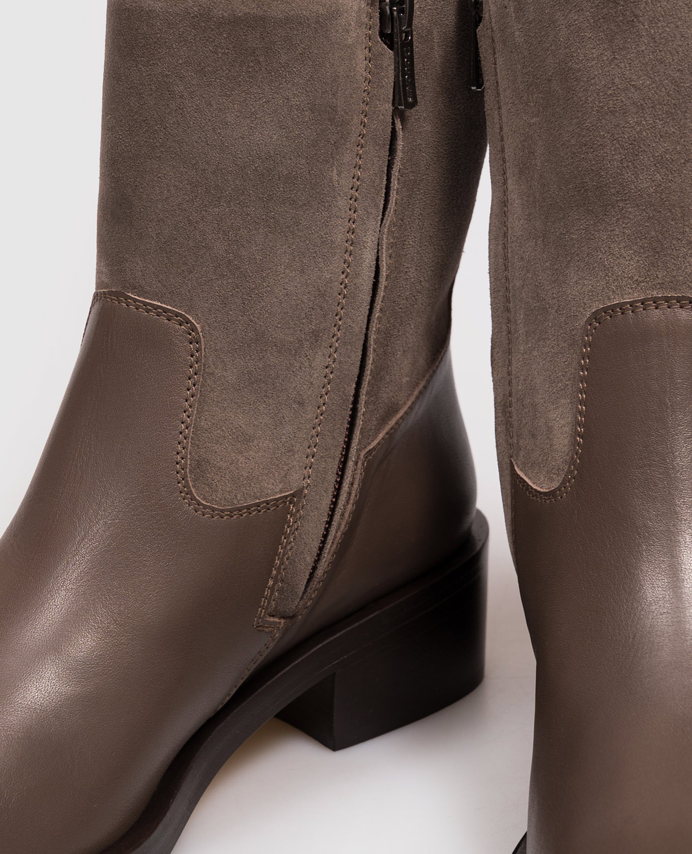 Brown leather boots Doucal's 5