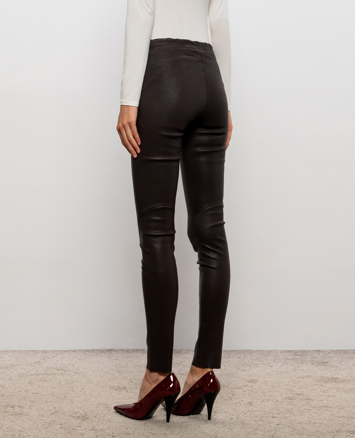 Roche brown leather leggings ARMA 4