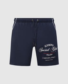 Iceberg Blue swim shorts ICE26MBM02