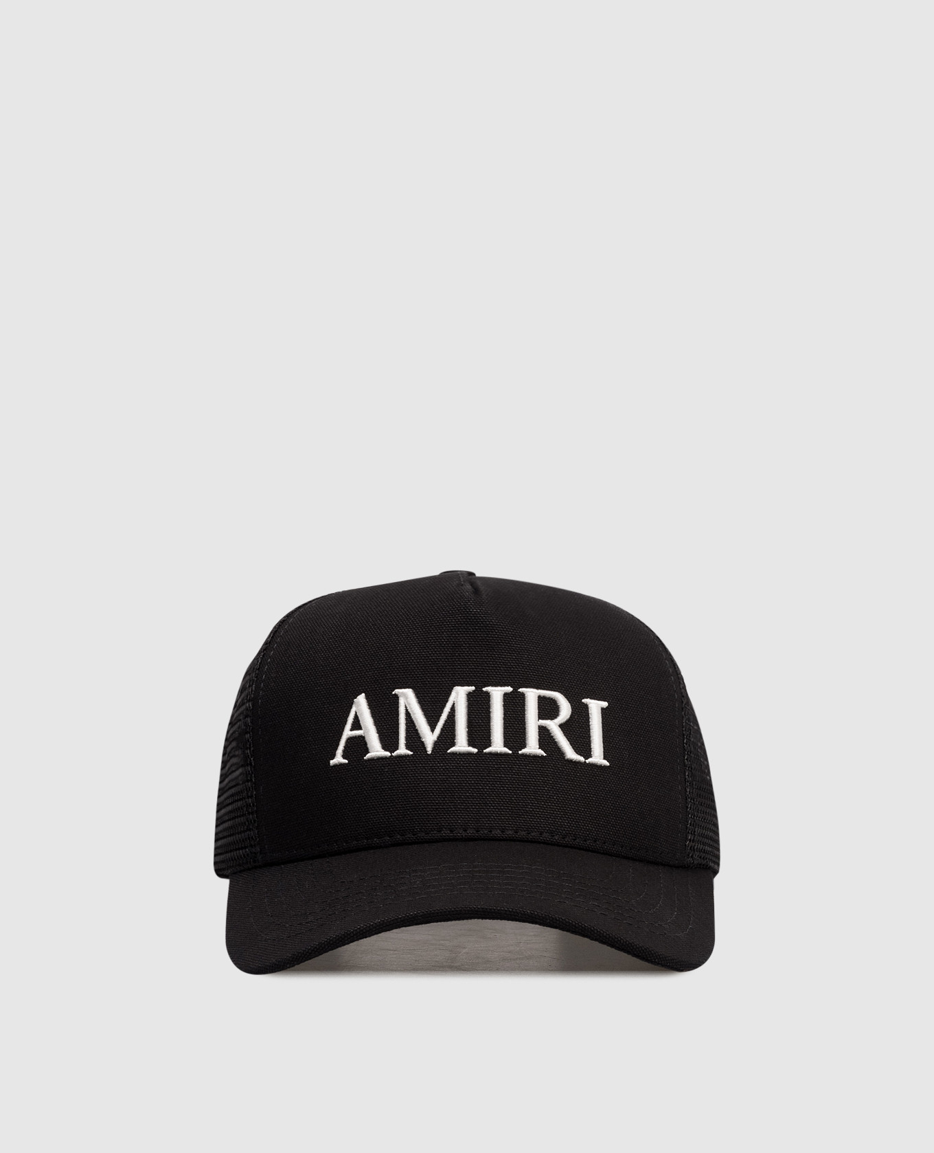 

Black cap with logo AMIRI