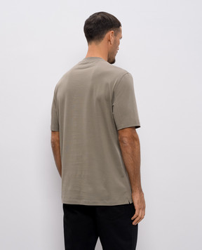 Brunello Cucinelli Khaki straight-cut T-shirt M0B131308