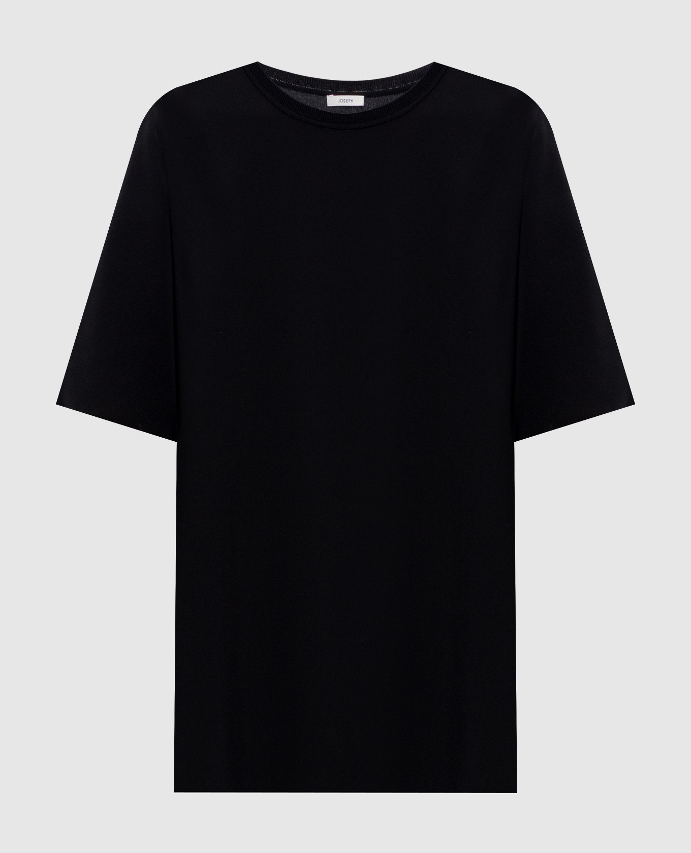 Rubin black silk top