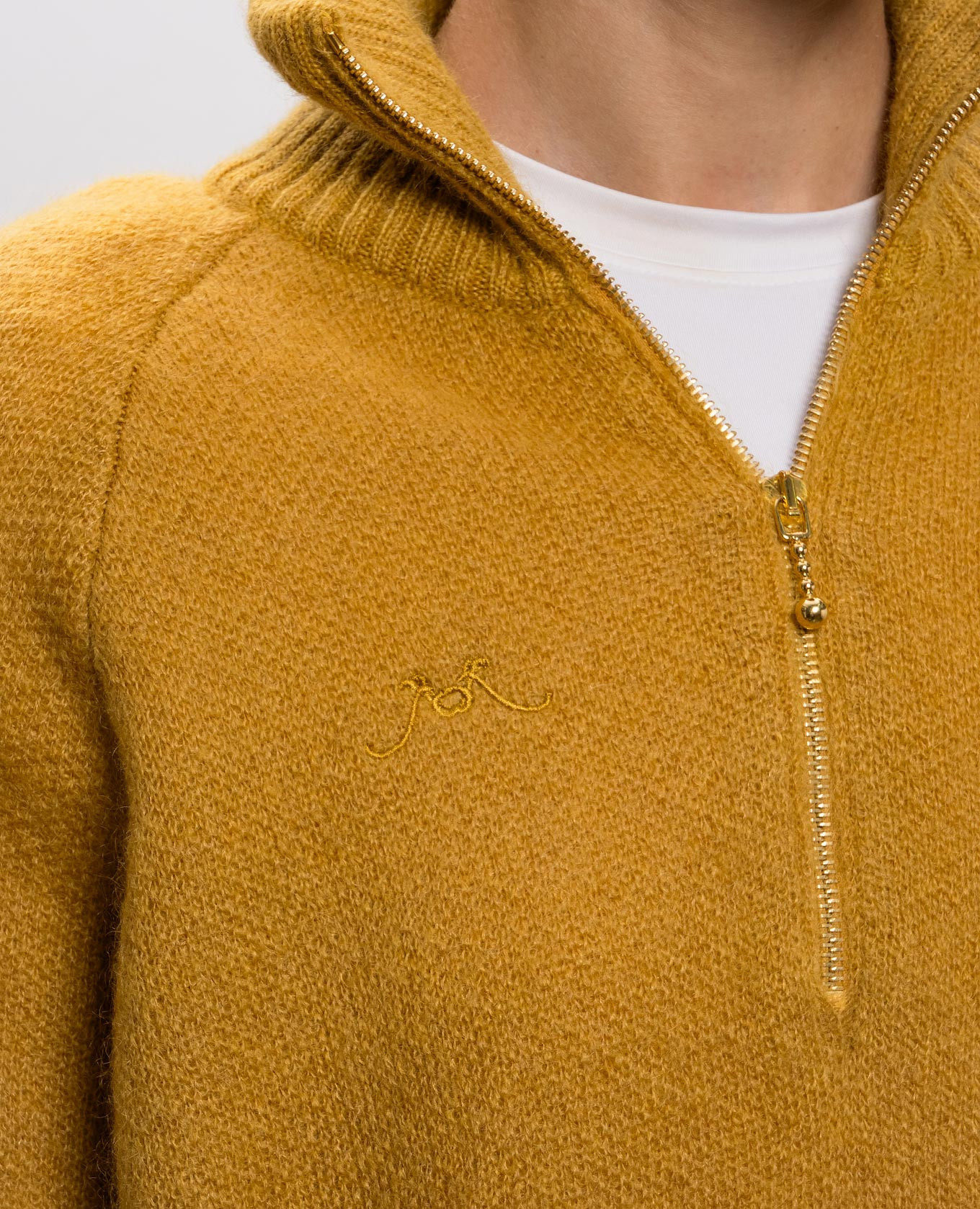 Yellow sweater with wool Rowen Rose 5