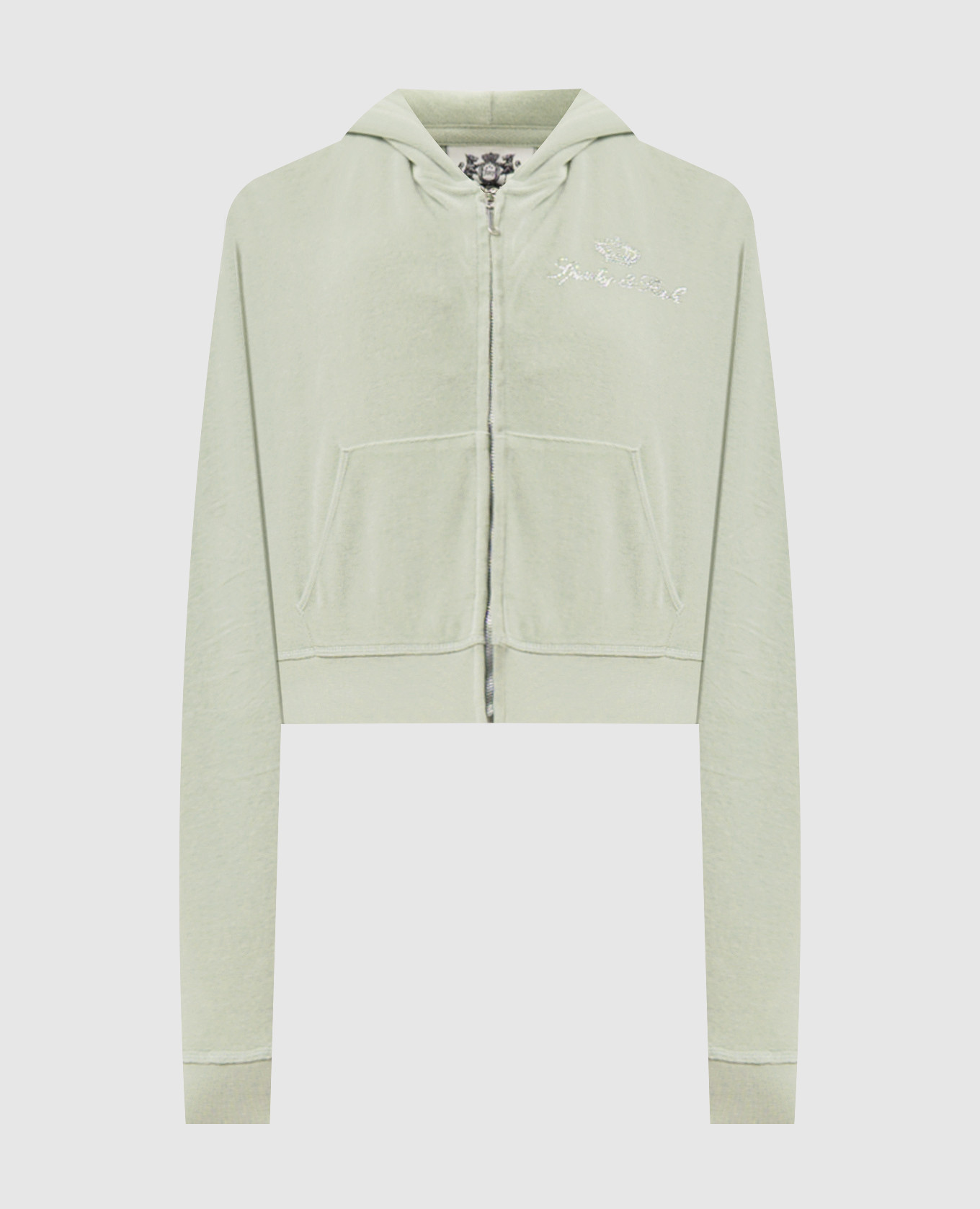

Juicy green velour sports jacket Sporty & Rich