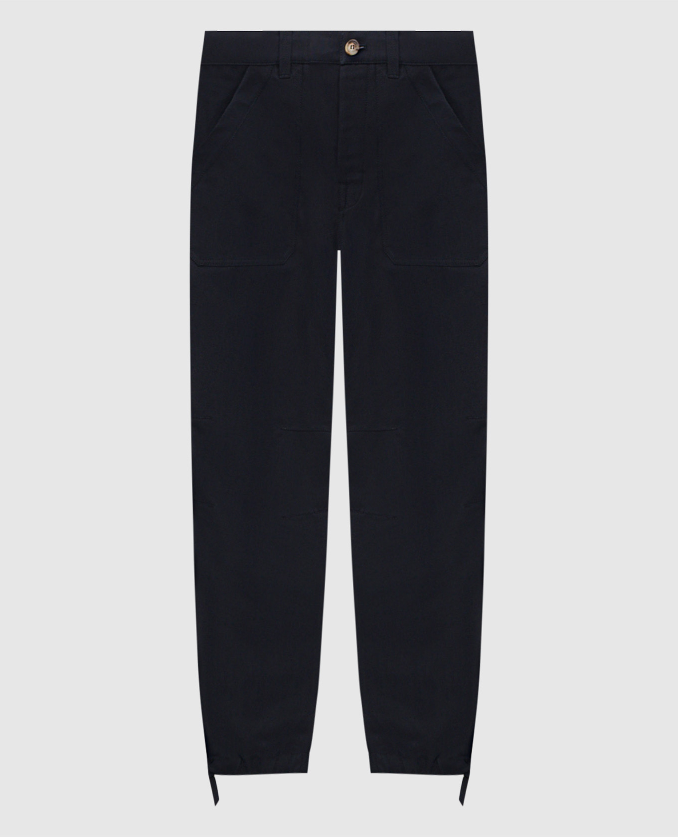 Blue linen pants