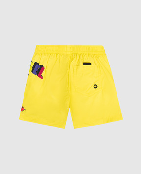 Diesel Children's yellow swimming shorts Mirulyb K00781KXBTI
