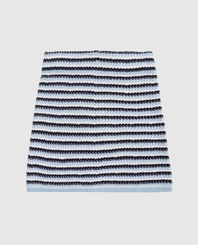MC2 SAINT BARTH Children's blue striped skirt Delma DLM000103773L