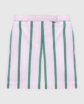 Thom Browne Pink striped shorts FTC514UF1152