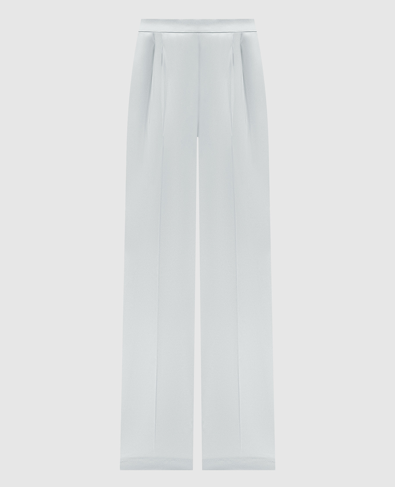 Blue straight-leg pants