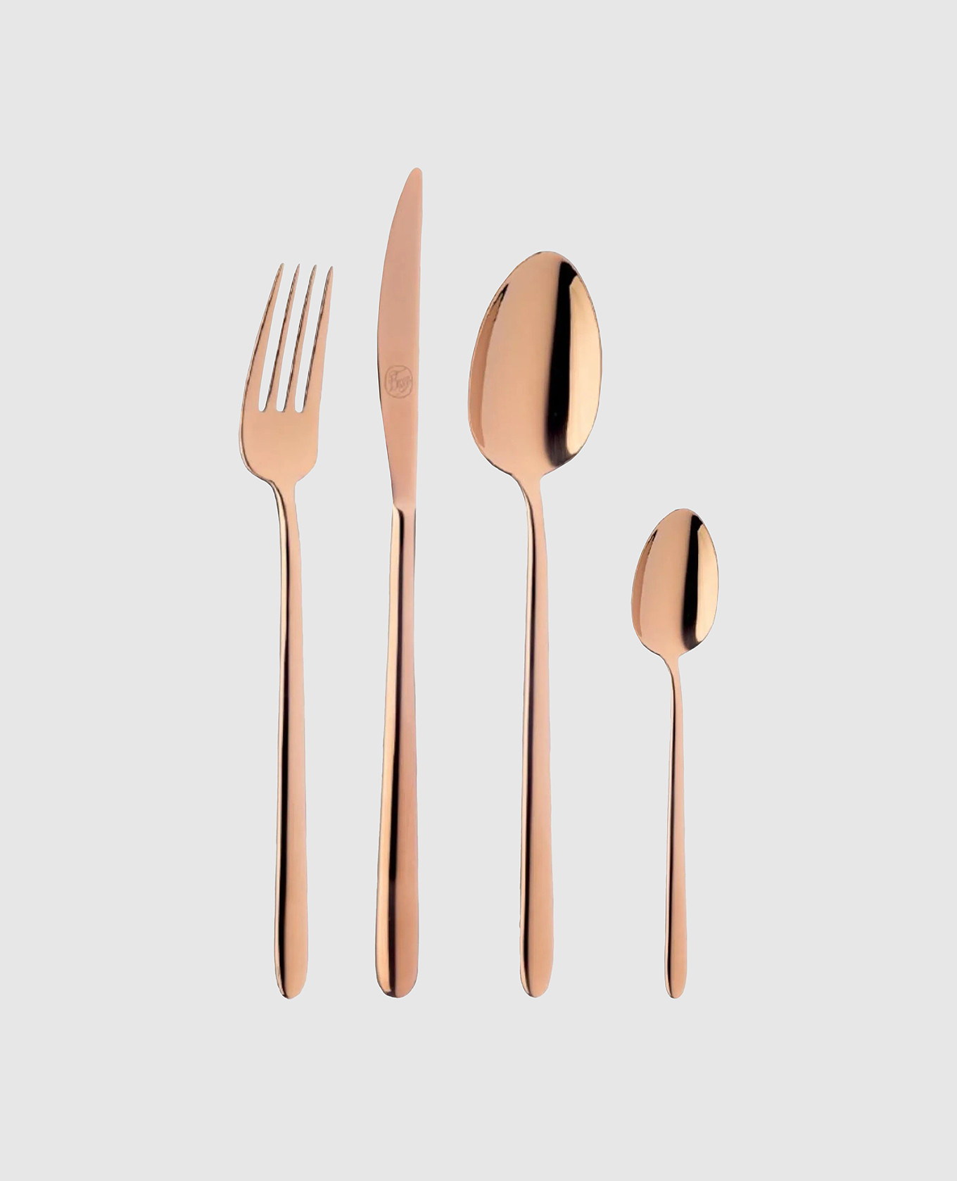 

Stiletto cutlery set Broggi 1818, Brown