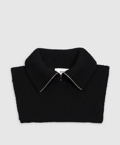 Black wool shirt