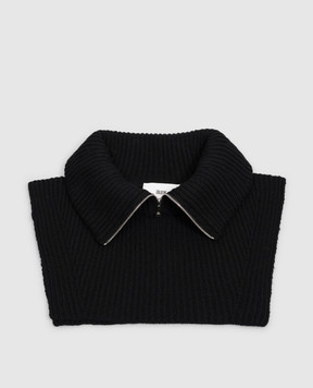 Solotre Black wool shirt M3AC0083