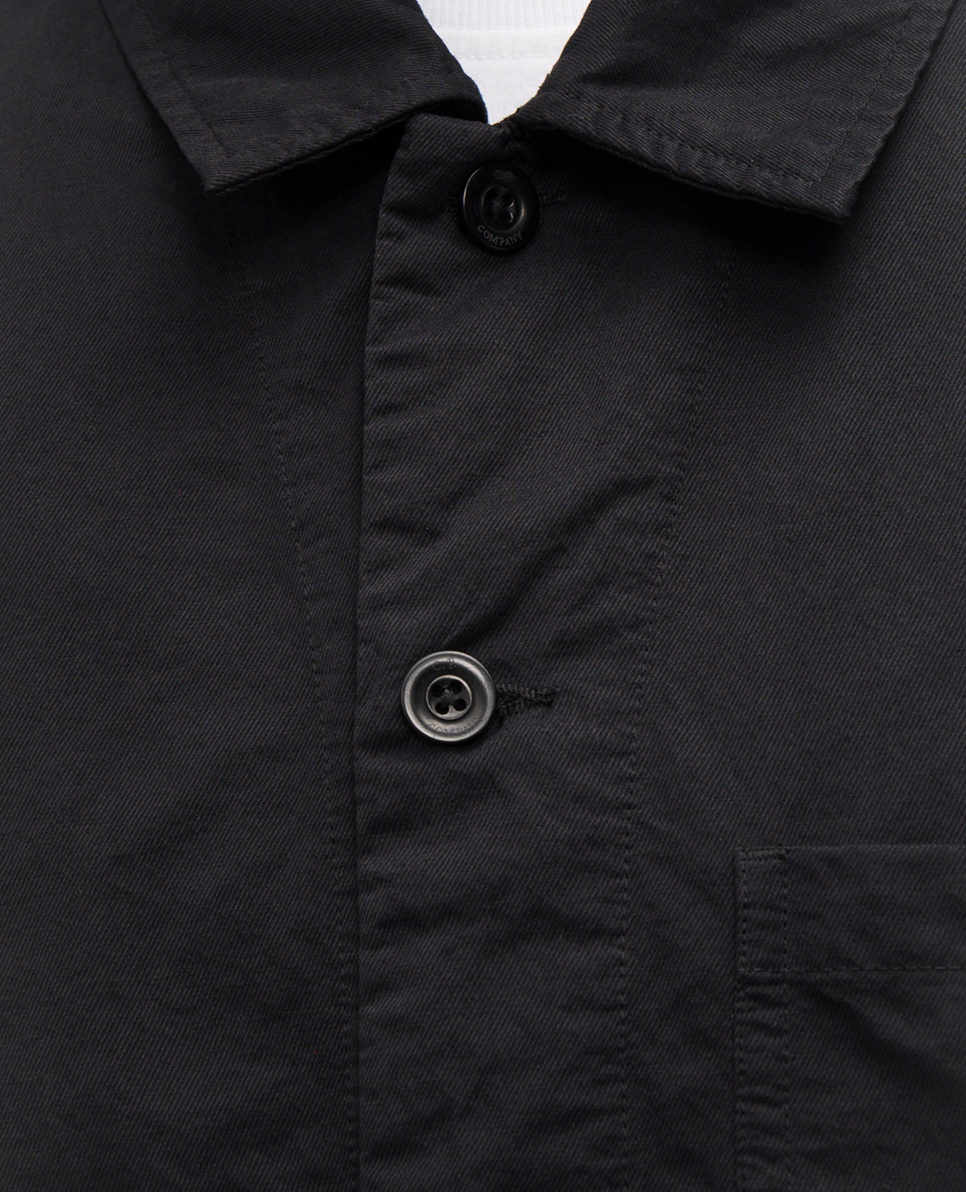 

Black shirt with logo patch C.P. Company