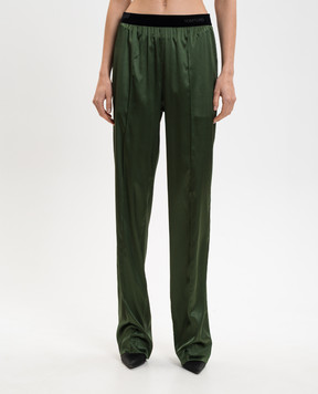 Tom Ford Green silk pants PAW683FAX881
