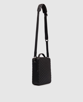 Stefano Ricci Black leather bag with brand embossing ND218GTUMR1MR