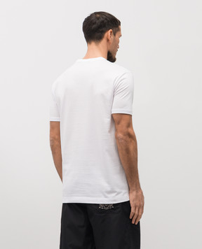 Dolce&Gabbana White T-shirt with logo G8JX7TG7P1A