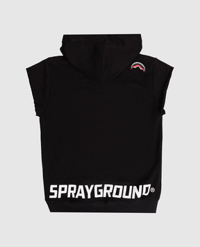 Sprayground Children's black hooded vest SPY807BLK