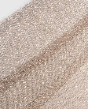 Peserico Gray scarf with lurex A31538C0CC752