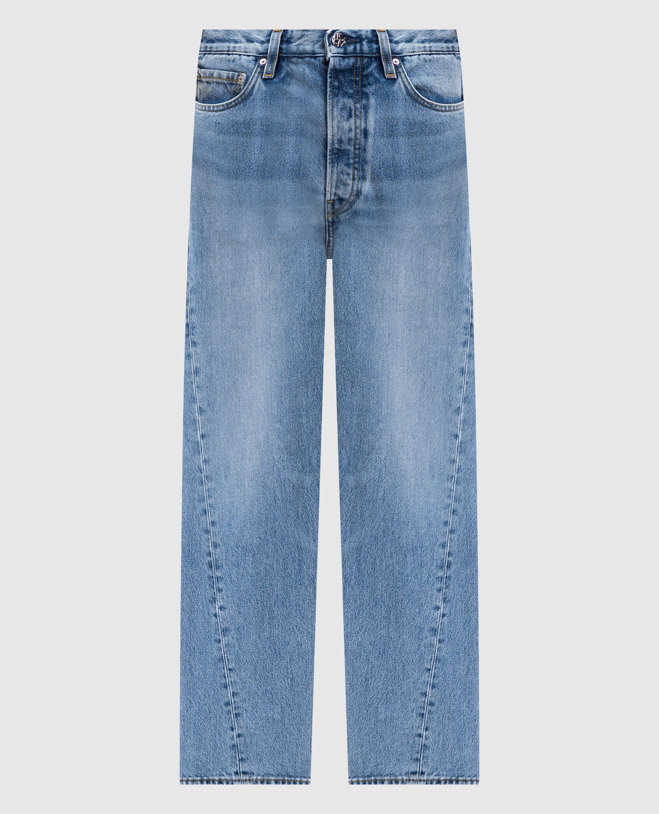 

Blue jeans with a patch Toteme, Light blue