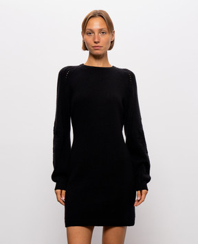 Twinset Black dress with wool 262TT3181