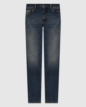 Dolce&Gabbana Blue jeans with a worn effect GY07CDG8OW9